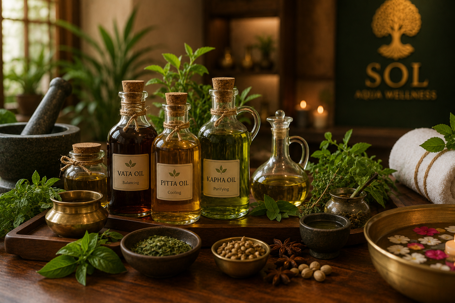 Herbal oils and wellness products