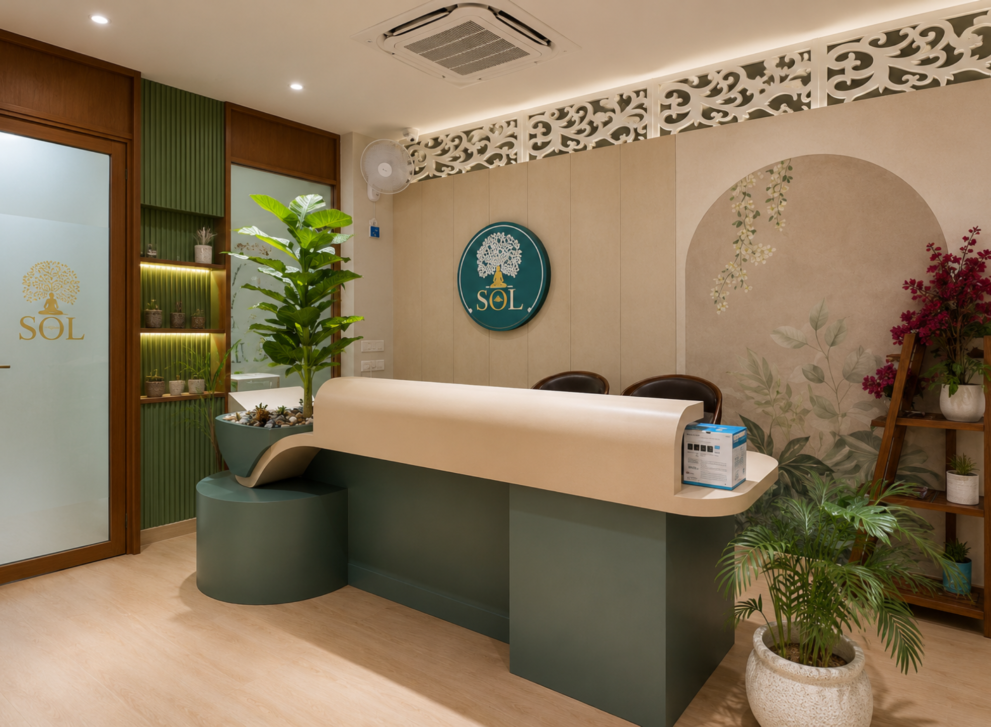 Sol Aqua Wellness reception area